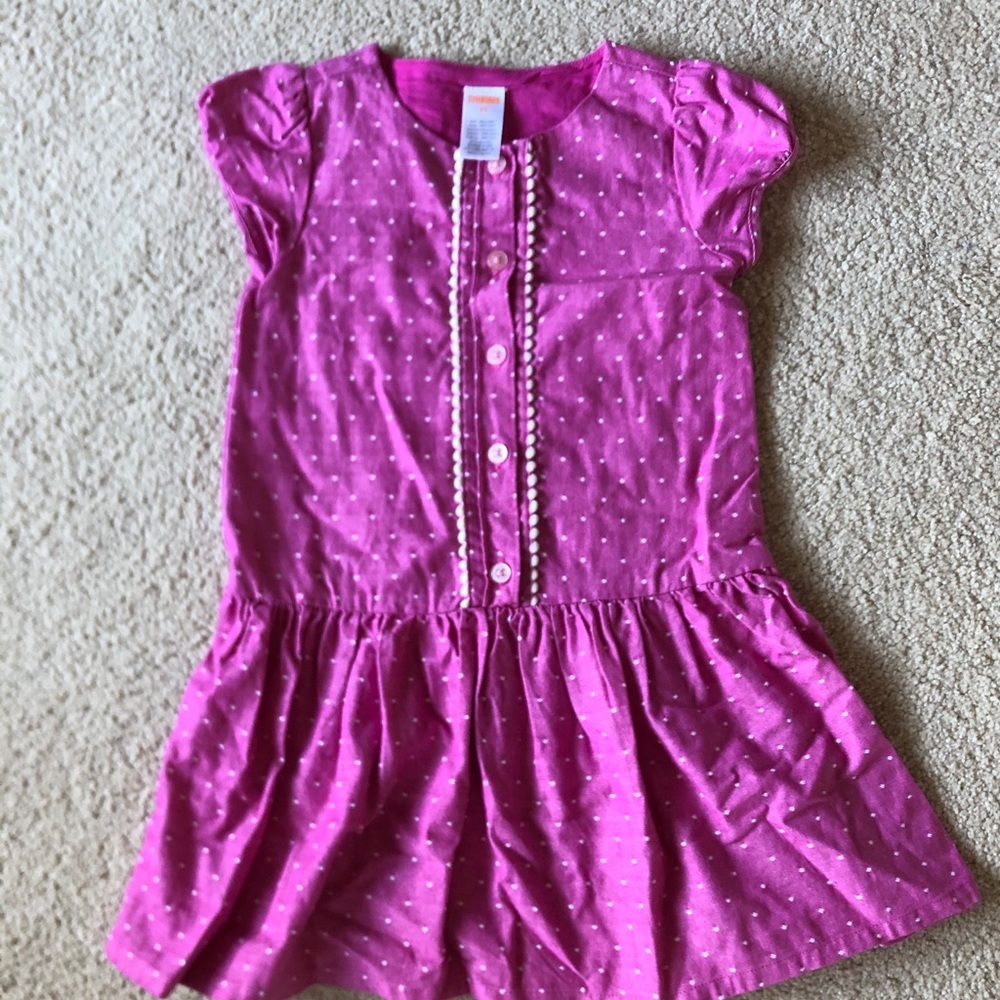 Pink polka dot Dress